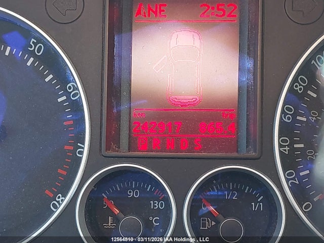 12564810 :رقم المزاد ، WVWFV71K39W108336 vin ، 2009 Volkswagen Gti 3-door مزاد بيع