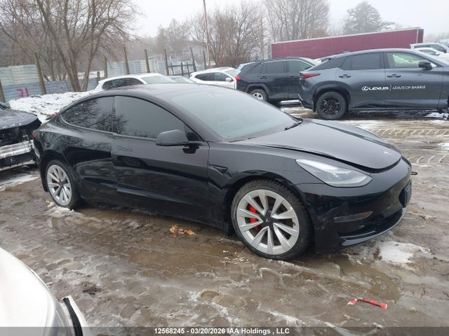 Продажа на аукционе авто 2022 Tesla Model 3 Performance, vin: 5YJ3E1EC4NF103261, номер лота: 12568245