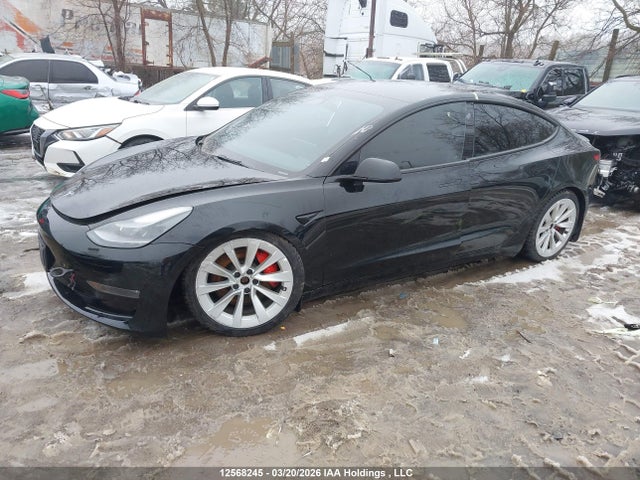 Продажа на аукционе авто 2022 Tesla Model 3 Performance, vin: 5YJ3E1EC4NF103261, номер лота: 12568245