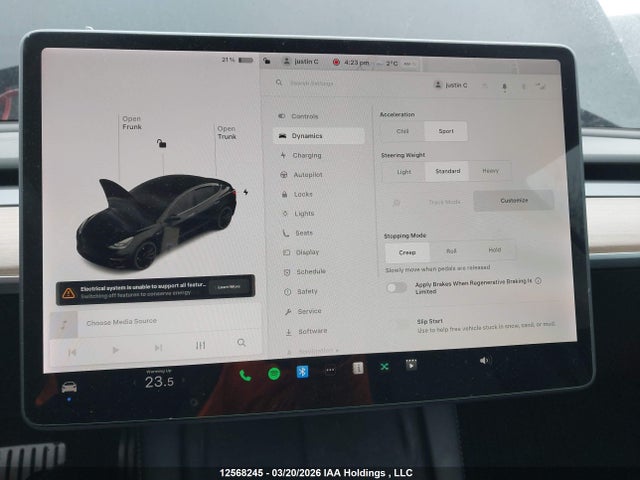 Продажа на аукционе авто 2022 Tesla Model 3 Performance, vin: 5YJ3E1EC4NF103261, номер лота: 12568245