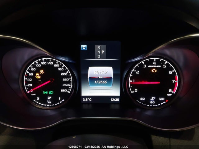 Aukcja sprzedaży 2017 Mercedes-benz C 43 4mati Amg, vin: 55SWF6EB4HU198731, numer aukcji: 12568271