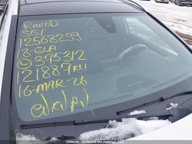 WDCTG4GBXJJ375312 Mercedes-Benz Gla 250 4matic