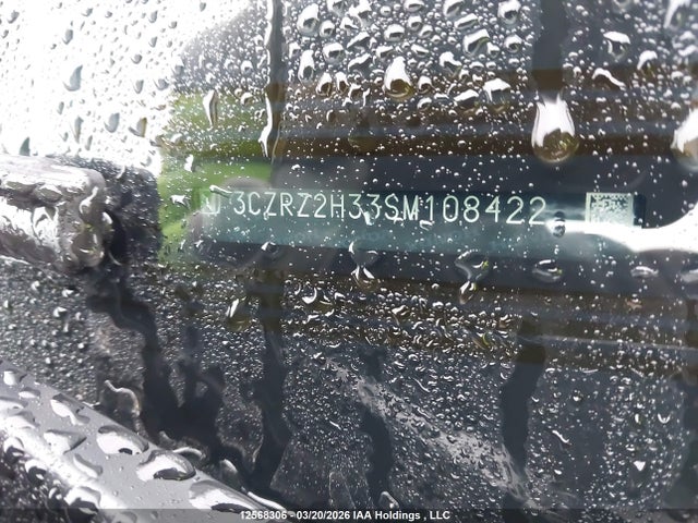 3CZRZ2H33SM108422 Honda Hr-v Lx Awd