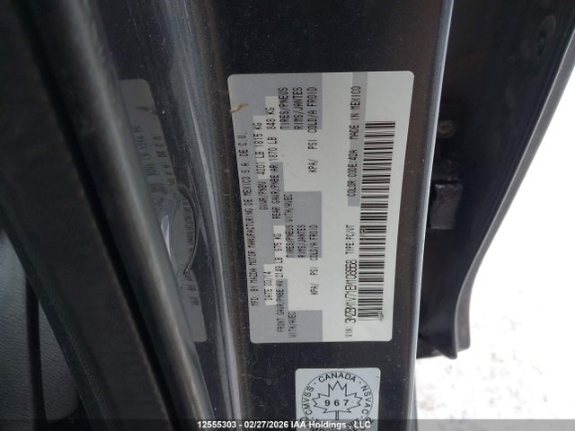 3MZBM1V71EM108668 Mazda Mazda3 Gs-sky