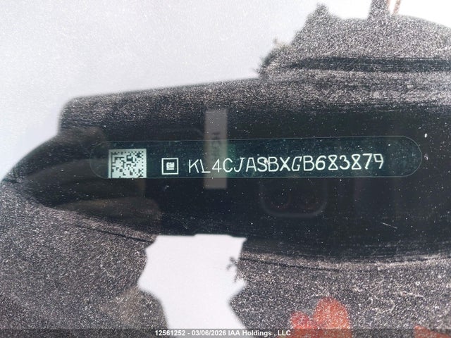 Aukcja sprzedaży 2016 Buick Encore, vin: KL4CJASBXGB683879, numer aukcji: 12561252