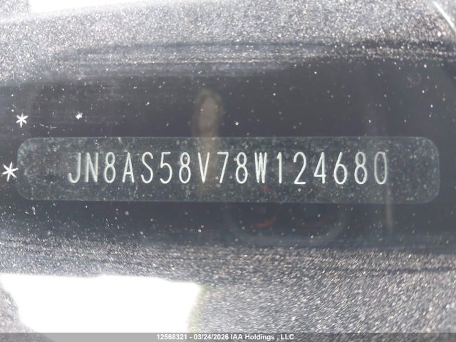 Продаж на аукціоні авто 2008 Nissan Rogue Sl, vin: JN8AS58V78W124680, номер лоту: 12568321