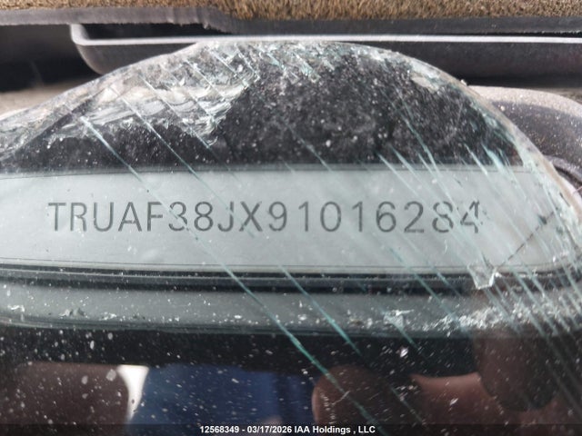 12568349 :رقم المزاد ، TRUAF38JX91016284 vin ، 2009 Audi Tt 2.0t مزاد بيع