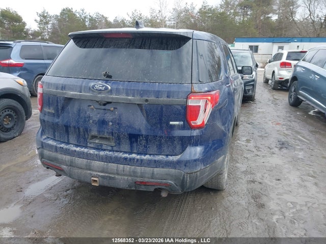 12568352 :رقم المزاد ، 1FM5K8AR2GGC15887 vin ، 2016 Ford Utility Police Interceptor مزاد بيع