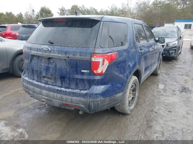 12568352 :رقم المزاد ، 1FM5K8AR2GGC15887 vin ، 2016 Ford Utility Police Interceptor مزاد بيع