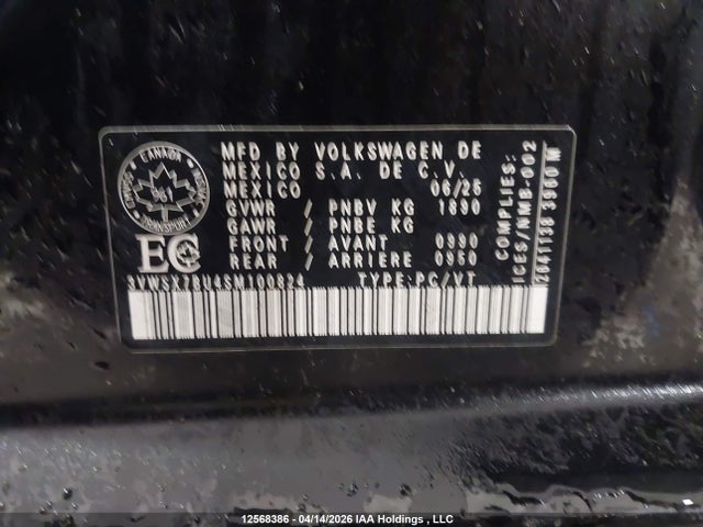 3VWSX7BU4SM100824 Volkswagen Jetta