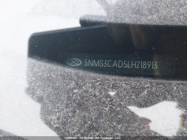 Продаж на аукціоні авто 2020 Hyundai Santa Fe Preferred Awd, vin: 5NMS3CAD5LH218913, номер лоту: 12568437