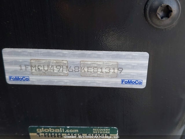 2008 Ford Escape Hybrid მანქანა იყიდება აუქციონზე, vin: 1FMCU49H68KE81319, აუქციონის ნომერი: 12568440