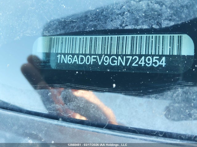 1N6AD0FV9GN724954 Nissan Frontier Sv/sl