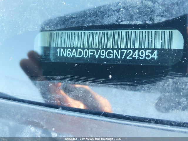 1N6AD0FV9GN724954 Nissan Frontier Sv/sl