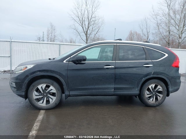 12568471 :رقم المزاد ، 5J6RM4H97FL804819 vin ، 2015 Honda Cr-v Touring مزاد بيع