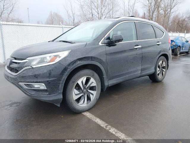 12568471 :رقم المزاد ، 5J6RM4H97FL804819 vin ، 2015 Honda Cr-v Touring مزاد بيع