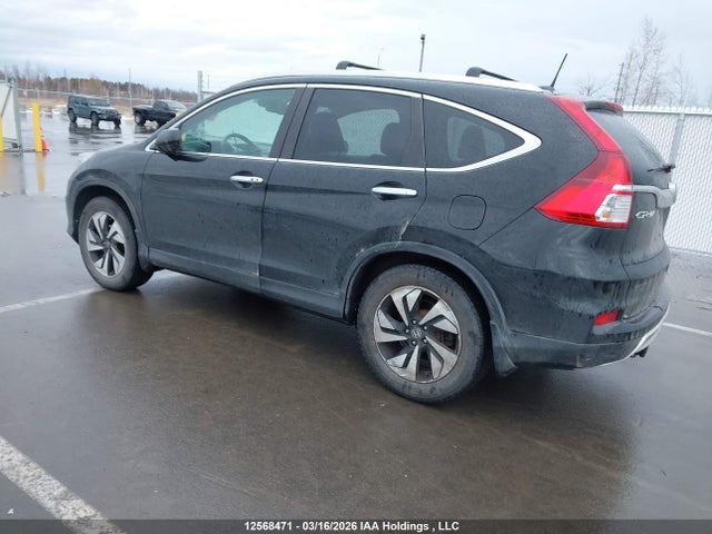 12568471 :رقم المزاد ، 5J6RM4H97FL804819 vin ، 2015 Honda Cr-v Touring مزاد بيع