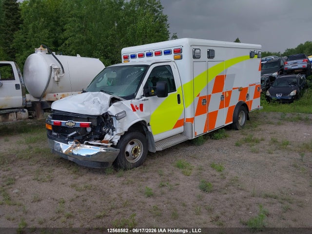 12568582 :رقم المزاد ، 1GB3GSC70P1125974 vin ، 2023 Chevrolet Express G3500 مزاد بيع
