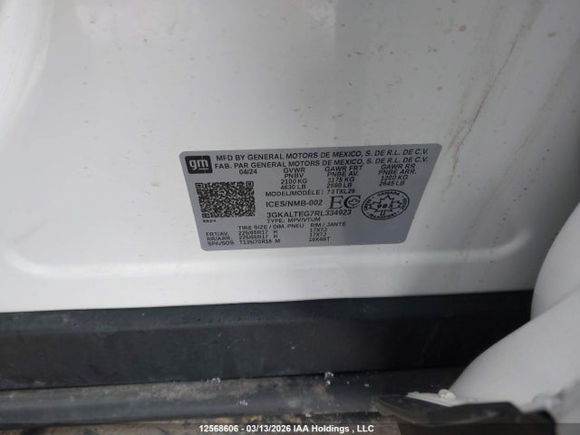 3GKALTEG7RL334923 GMC Terrain Sle