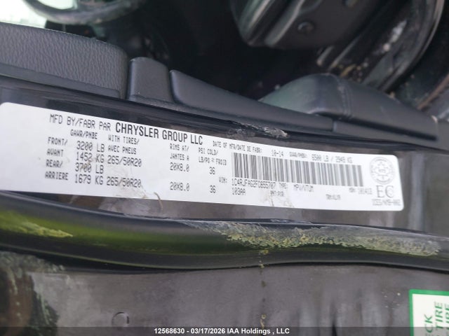 12568630 :رقم المزاد ، 1C4RJFAG2FC655707 vin ، 2015 Jeep Grand Cherokee Laredo مزاد بيع