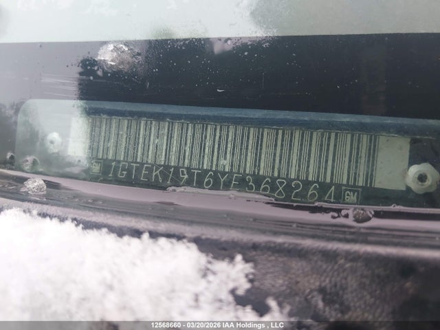 Aukcja sprzedaży 2000 Gmc New Sierra K1500, vin: 1GTEK19T6YE368264, numer aukcji: 12568660
