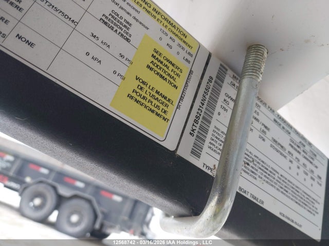 Karavan Trailer 2023 5KTBS2314NF550769 Image 14