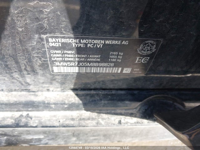3MW5R7J05M8B98828 BMW 330i Xdrive
