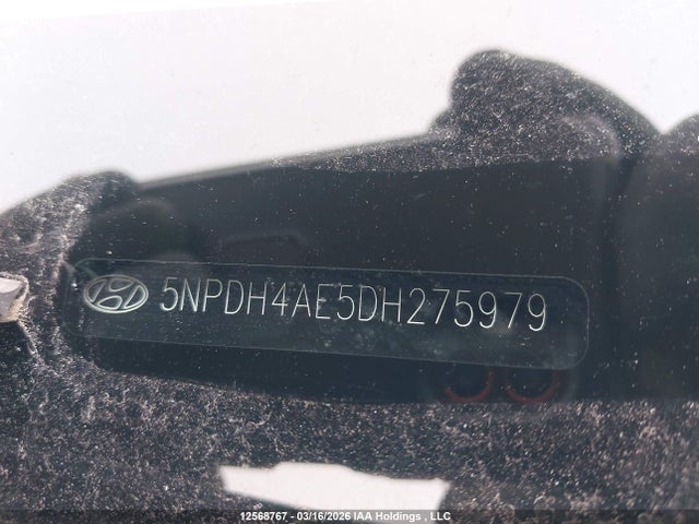 12568767 :رقم المزاد ، 5NPDH4AE5DH275979 vin ، 2013 Hyundai Elantra Gls مزاد بيع