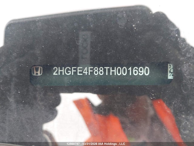 Продаж на аукціоні авто 2026 Honda Civic Sport Hybrid/sport Touring Hybrid, vin: 2HGFE4F88TH001690, номер лоту: 12568787