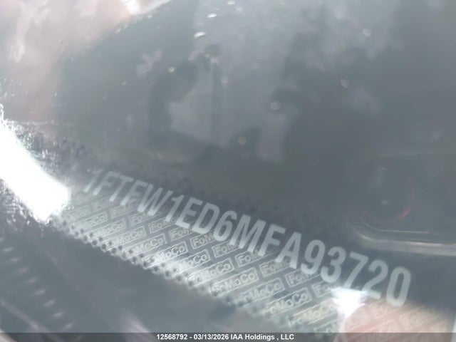 Aukcja sprzedaży 2021 Ford F-150 Lariat, vin: 1FTFW1ED6MFA93720, numer aukcji: 12568792