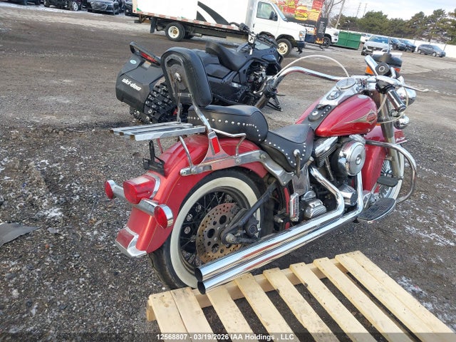 12568807 :رقم المزاد ، 1HD1BJL45VY043971 vin ، 1997 Harley-davidson Flstc مزاد بيع