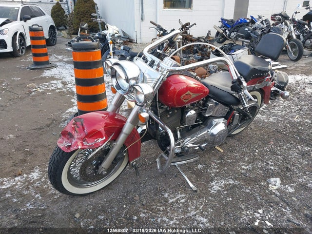 12568807 :رقم المزاد ، 1HD1BJL45VY043971 vin ، 1997 Harley-davidson Flstc مزاد بيع