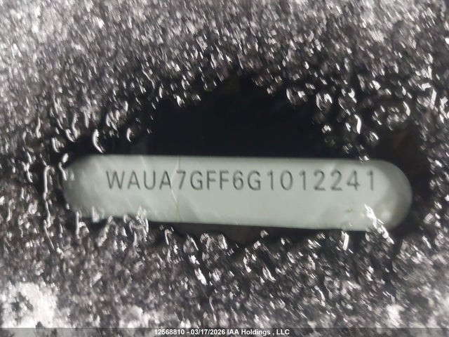 WAUA7GFF6G1012241 Audi A3