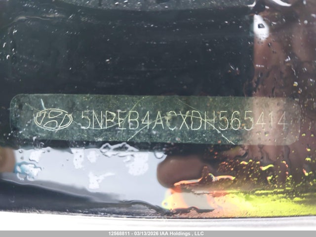 Продажа на аукционе авто 2013 Hyundai Sonata Gls, vin: 5NPEB4ACXDH565414, номер лота: 12568811