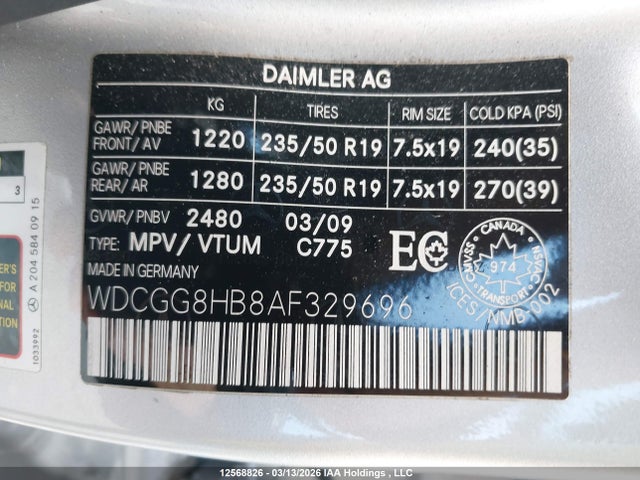 Продаж на аукціоні авто 2010 Mercedes-benz Glk 350 4matic, vin: WDCGG8HB8AF329696, номер лоту: 12568826