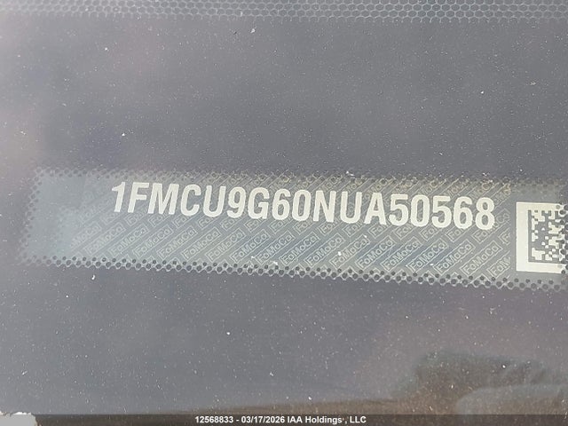 1FMCU9G60NUA50568 Ford ESCAPE SE