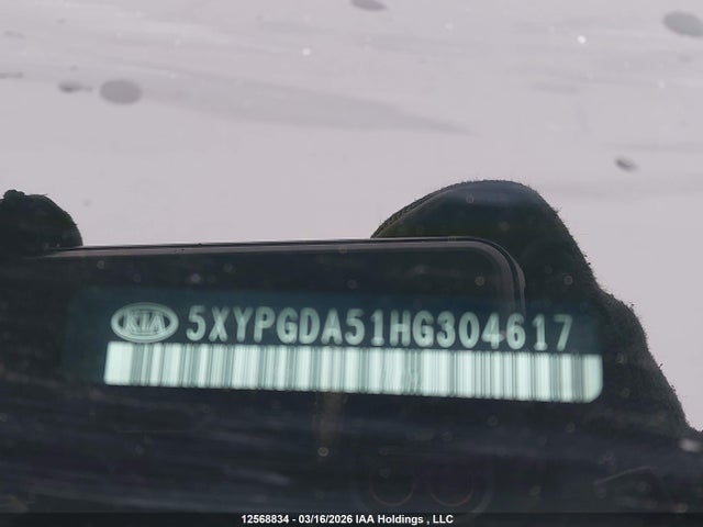 5XYPGDA51HG304617 KIA Sorento 3.3l Lx V6 7-seater