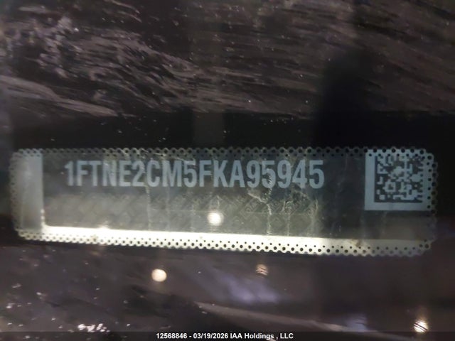 12568846 :رقم المزاد ، 1FTNE2CM5FKA95945 vin ، 2015 Ford Transit-150 مزاد بيع