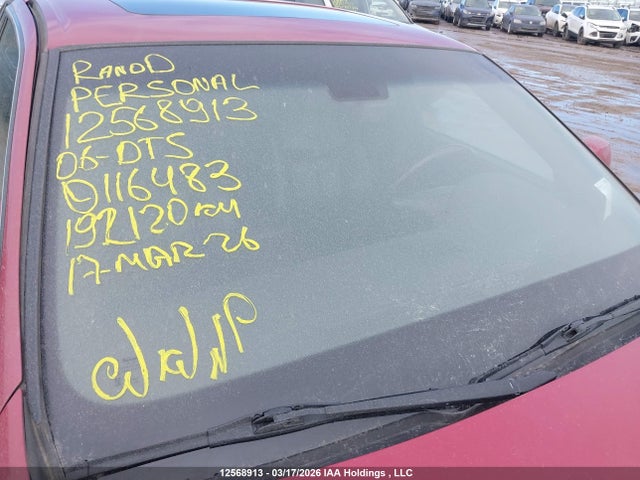 12568913 :رقم المزاد ، 1G6KD57966U116483 vin ، 2006 Cadillac Dts مزاد بيع