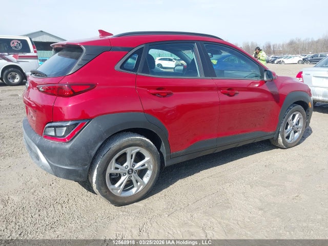 2022 Hyundai Kona Preferred Awd With Sun And Leather Package მანქანა იყიდება აუქციონზე, vin: KM8K6CAB3NU911640, აუქციონის ნომერი: 12568918