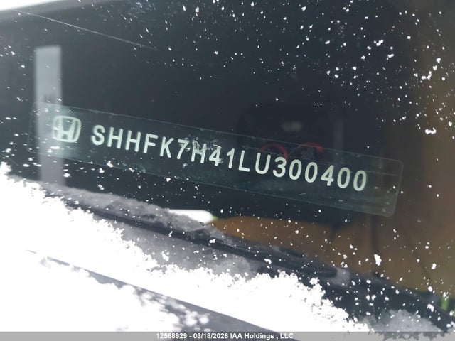 SHHFK7H41LU300400 Honda Civic Sport