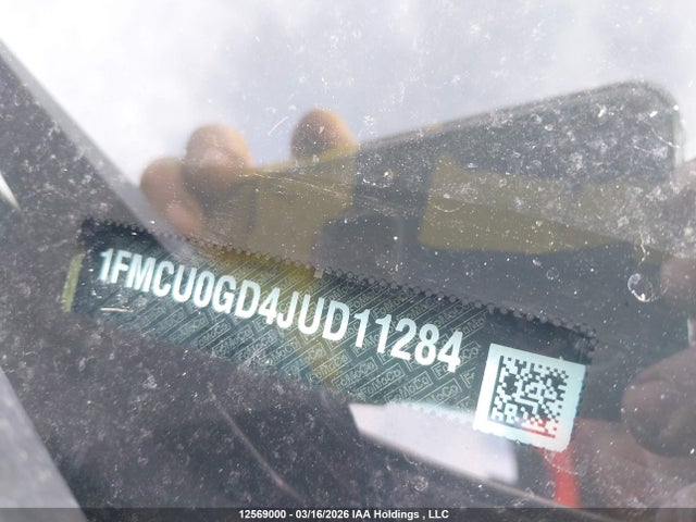 1FMCU0GD4JUD11284 Ford ESCAPE SE