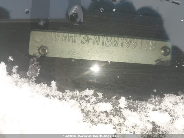 12549598 :رقم المزاد ، 1FAHP3FN1BW199178 vin ، 2011 Ford Focus Se مزاد بيع
