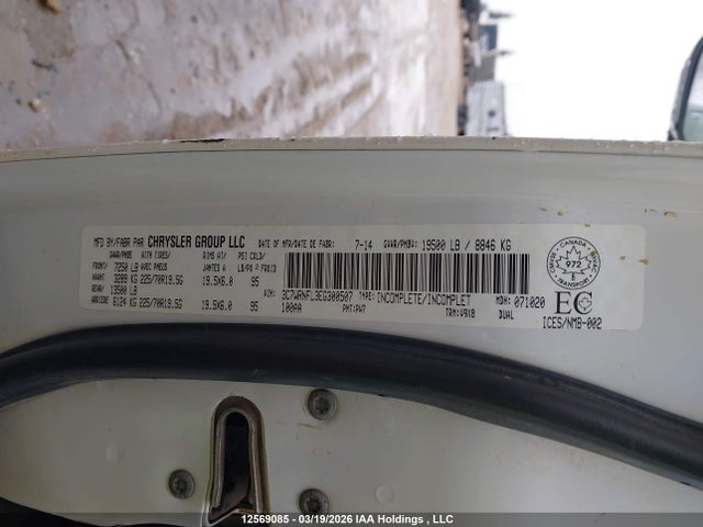 3C7WRNFL3EG300507 RAM 5500 Chassis St/slt/laramie