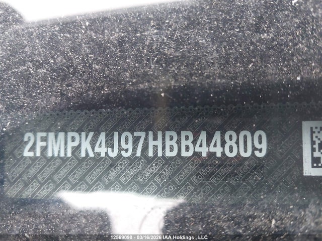 Продаж на аукціоні авто 2017 Ford Edge Sel, vin: 2FMPK4J97HBB44809, номер лоту: 12569098