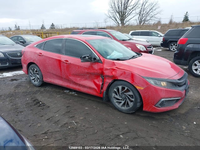 2020 Honda Civic Ex 4dr მანქანა იყიდება აუქციონზე, vin: 2HGFC2F79LH008665, აუქციონის ნომერი: 12569103