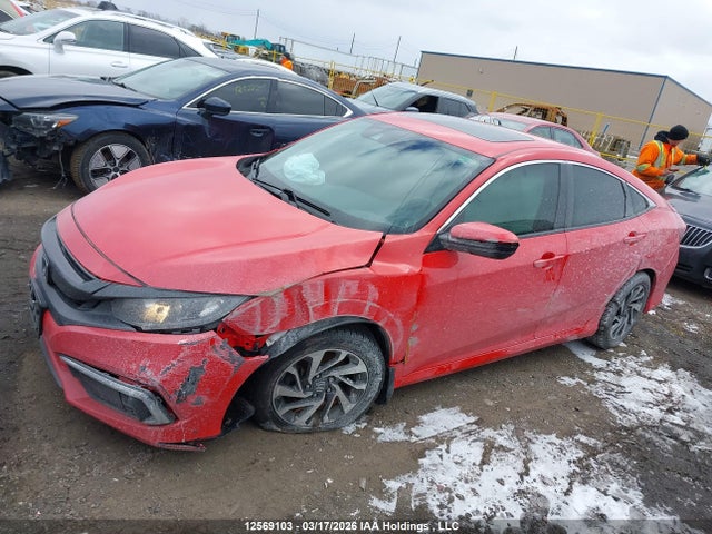 2020 Honda Civic Ex 4dr მანქანა იყიდება აუქციონზე, vin: 2HGFC2F79LH008665, აუქციონის ნომერი: 12569103