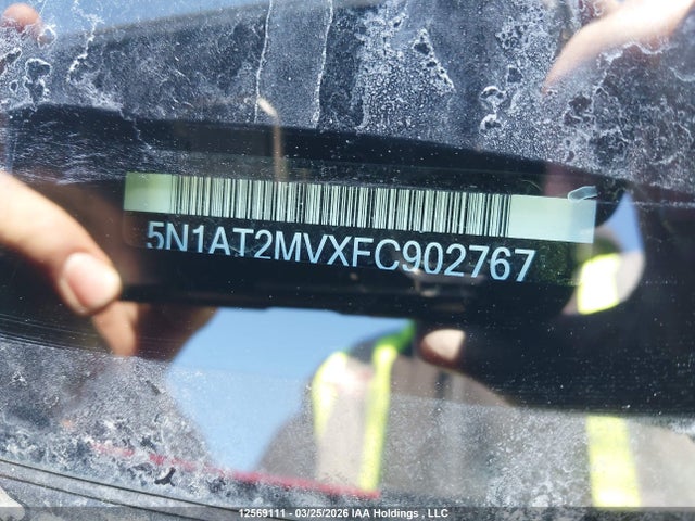 Продажа на аукционе авто 2015 Nissan Rogue S/sl/sv, vin: 5N1AT2MVXFC902767, номер лота: 12569111