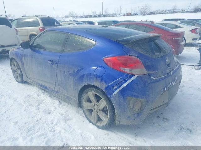 2013 Hyundai Veloster Turbo მანქანა იყიდება აუქციონზე, vin: KMHTC6AE7DU090274, აუქციონის ნომერი: 12553266