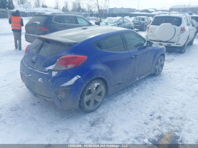 2013 Hyundai Veloster Turbo მანქანა იყიდება აუქციონზე, vin: KMHTC6AE7DU090274, აუქციონის ნომერი: 12553266
